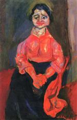 Chaim Soutine  - Bilder Gemälde - The Mad Woman