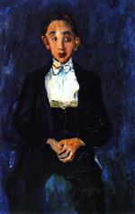 Chaim Soutine  - Bilder Gemälde - The Musician