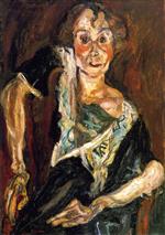 Chaim Soutine  - Bilder Gemälde - The Old Actress