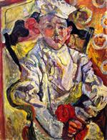 Chaim Soutine  - Bilder Gemälde - The Pastry Cook