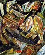 Chaim Soutine  - Bilder Gemälde - The Philosopher