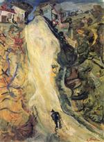 Chaim Soutine  - Bilder Gemälde - The Road Up