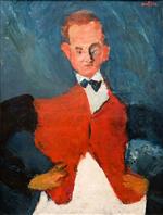 Chaim Soutine  - Bilder Gemälde - The Room-Service Waiter