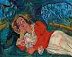 Chaim Soutine  - Bilder Gemälde - The Siesta