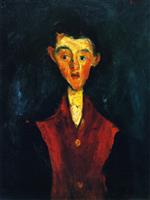 Chaim Soutine  - Bilder Gemälde - The Valet