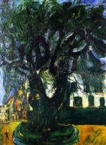 Chaim Soutine  - Bilder Gemälde - Tree of Vence