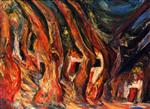 Chaim Soutine  - Bilder Gemälde - Trees at Céret