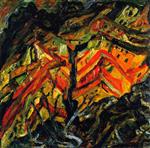 Chaim Soutine  - Bilder Gemälde - View of Céret