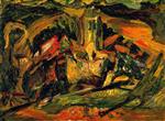 Chaim Soutine  - Bilder Gemälde - Village Church