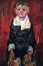 Chaim Soutine  - Bilder Gemälde - Village Idiot