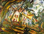 Chaim Soutine  - Bilder Gemälde - Village Square, Céret