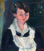 Chaim Soutine  - Bilder Gemälde - Waiting Maid