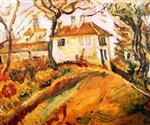 Chaim Soutine  - Bilder Gemälde - White House on a Hill