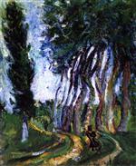 Chaim Soutine  - Bilder Gemälde - Winding Road