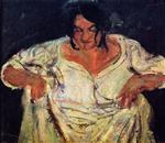 Chaim Soutine  - Bilder Gemälde - Woman Bathing
