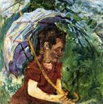 Bild:Woman with an Umbrella