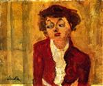 Chaim Soutine  - Bilder Gemälde - Young English Girl