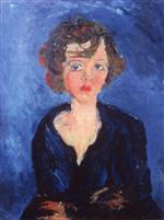 Chaim Soutine  - Bilder Gemälde - Young Polish Girl