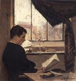 Emile Friant - Bilder Gemälde - A Student