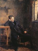 Emile Friant - Bilder Gemälde - Coquelin Senior in the Role of Jean Dacier