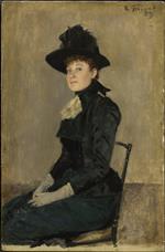 Emile Friant - Bilder Gemälde - Madame Seymour