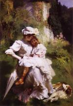 Emile Friant - Bilder Gemälde - Maternal Tenderness