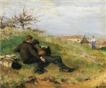 Emile Friant - Bilder Gemälde - Painters Resting