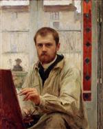 Emile Friant - Bilder Gemälde - Self portrait