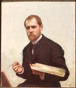 Emile Friant - Bilder Gemälde - Self Portrait-3