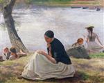 Emile Friant - Bilder Gemälde - Souvenir