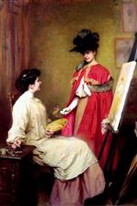 Emile Friant - Bilder Gemälde - Studio Visit