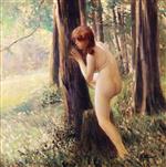 Emile Friant  - Bilder Gemälde - Wood Nymph