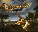 Francesco Albani - Bilder Gemälde - Allegory of the Air