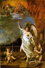 Francesco Albani - Bilder Gemälde - Allegory of the Papacy