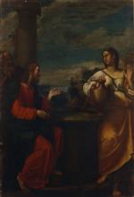 Francesco Albani - Bilder Gemälde - Christ and the Samaritan Woman
