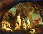 Francesco Albani - Bilder Gemälde - Diana and Actaeon
