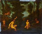 Francesco Albani - Bilder Gemälde - Salmacis and Hermaphrodit