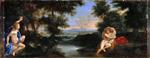 Francesco Albani - Bilder Gemälde - Salmacis and Hermaphroditus