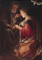Francesco Albani - Bilder Gemälde - St Catherine and the Hermit