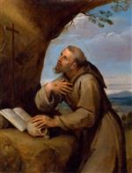 Francesco Albani - Bilder Gemälde - St Francis of Assisi
