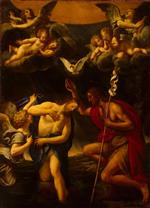 Francesco Albani  - Bilder Gemälde - The Baptism of Christ