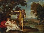Francesco Albani  - Bilder Gemälde - Venus and Adonis