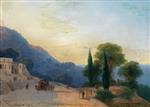 Ivan Aivazovsky - Bilder Gemälde - A Summer's Day in Crimea