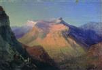 Ivan Aivazovsky - Bilder Gemälde - A View of Gunib