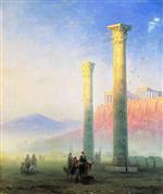 Ivan Aivazovsky - Bilder Gemälde - Acropolis of Athens