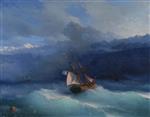 Ivan Aivazovsky  - Bilder Gemälde - Along the Coast
