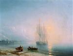Ivan Aivazovsky  - Bilder Gemälde - Calm Sea