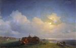 Ivan Aivazovsky  - Bilder Gemälde - Chumaks Resting