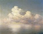 Ivan Aivazovsky  - Bilder Gemälde - Clouds above a Calm Sea
