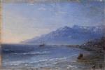 Ivan Aivazovsky  - Bilder Gemälde - Coastal Landscape